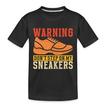 Sneakerhead Sneaker Collector - Kids' Premium Organic T-Shirt - black - Front