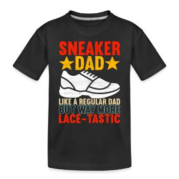 Sneakerhead Collectionneur de baskets - T-shirt bio Premium Enfant - noir - Devant