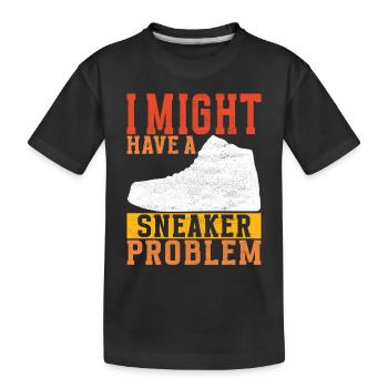 Sneakerhead Sneaker Collector - Kids' Premium Organic T-Shirt - black - Front