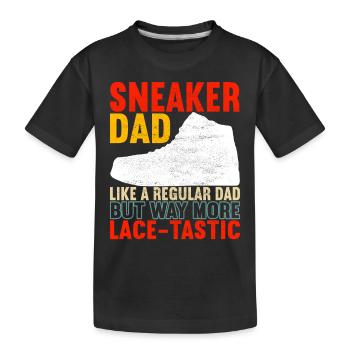 Sneakerhead Collectionneur de baskets - T-shirt bio Premium Enfant - noir - Devant