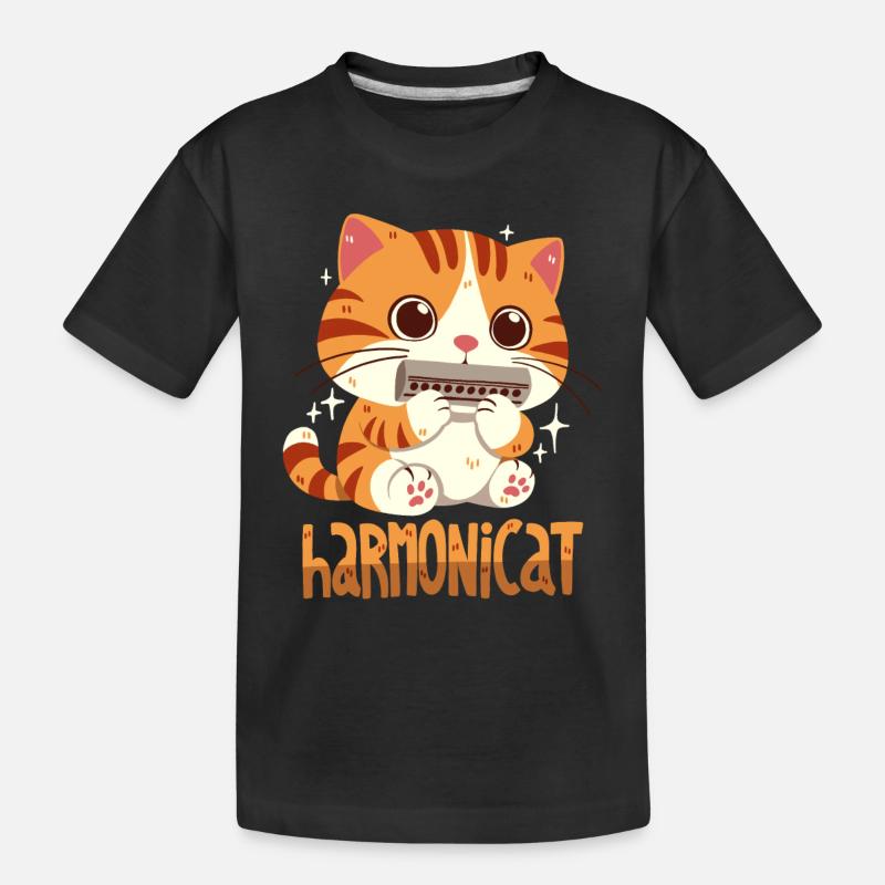 Harmonicat - T-shirt bio Premium Enfant - noir
