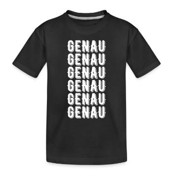 Dicton vraiment drôle - T-shirt bio Premium Enfant - noir - Devant