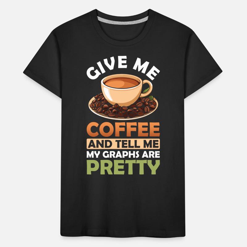 Statistiker Graphen Datenanalyst Techniker Kinder Premium Bio T-Shirt