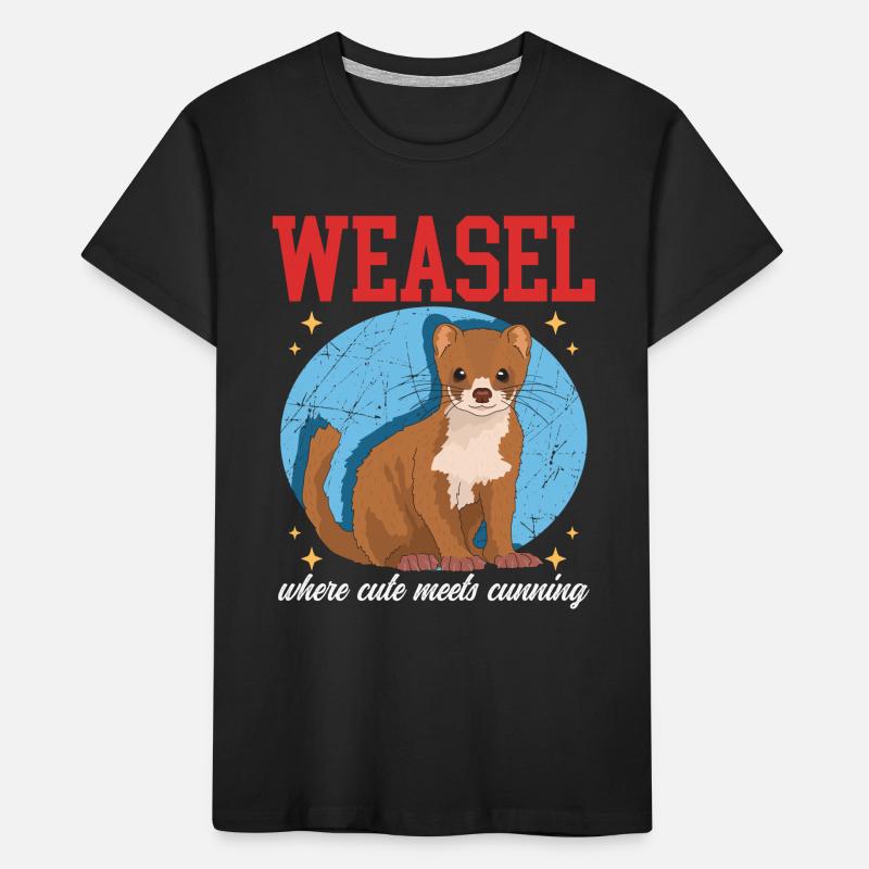 Weasel Mouse Weasel Hermännchen Gift Kids' Premium Organic T-Shirt