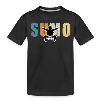 Sumo - T-shirt bio Premium Enfant - noir - Devant