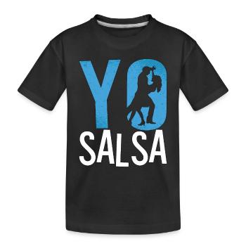 Danse Salsa Yo Salsa Aime Mambo Musique Danse Sport - T-shirt bio Premium Enfant - noir - Devant