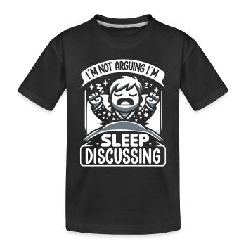 Parler dans le sommeil, Somniloquie, Parler dans le sommeil - T-shirt bio Premium Enfant - noir - Devant