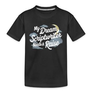 Parler dans le sommeil, Somniloquie, Parler dans le sommeil - T-shirt bio Premium Enfant - noir - Devant