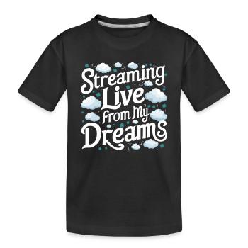 Parler dans le sommeil, Somniloquie, Parler dans le sommeil - T-shirt bio Premium Enfant - noir - Devant