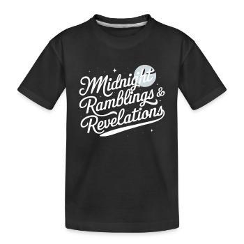 Parler dans le sommeil, Somniloquie, Parler dans le sommeil - T-shirt bio Premium Enfant - noir - Devant