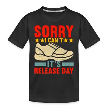 Sneakerhead Sneaker Collector - Kids' Premium Organic T-Shirt - black - Front