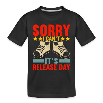 Sneakerhead Sneaker Collector - Kids' Premium Organic T-Shirt - black - Front