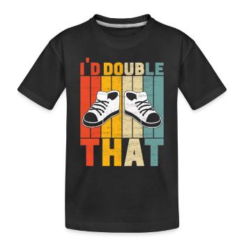 Sneakerhead Sneaker Collector - Kids' Premium Organic T-Shirt - black - Front