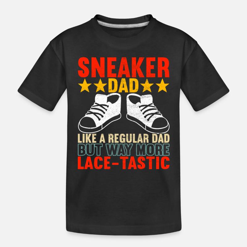 Sneakerhead Sneaker Collector - Kinder Premium Bio T-Shirt - Schwarz