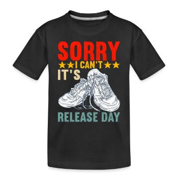 Sneakerhead Sneaker Collector - Kids' Premium Organic T-Shirt - black - Front