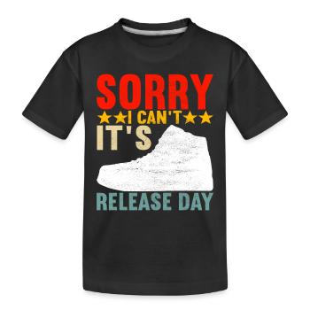 Sneakerhead Sneaker Collector - Kids' Premium Organic T-Shirt - black - Front