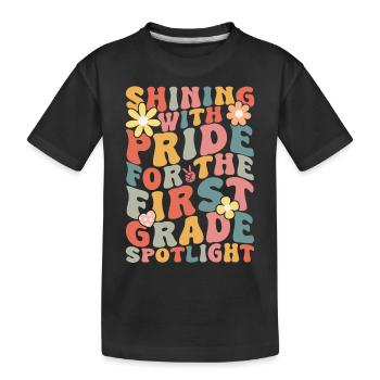 Shinging avec fierté 1ère année Groovy École primaire - T-shirt bio Premium Enfant - noir - Devant