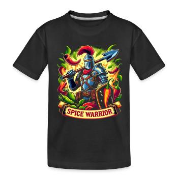 Amateurs de cuisine épicée, Chili Peppers Chef - T-shirt bio Premium Enfant - noir - Devant