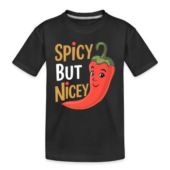 Amateurs de cuisine épicée, Chili Peppers Chef - T-shirt bio Premium Enfant - noir - Devant