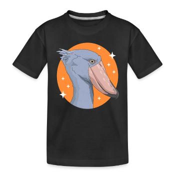 Shoebill oiseau Abu Markub bec-en-sabot cadeau - T-shirt bio Premium Enfant - noir - Devant