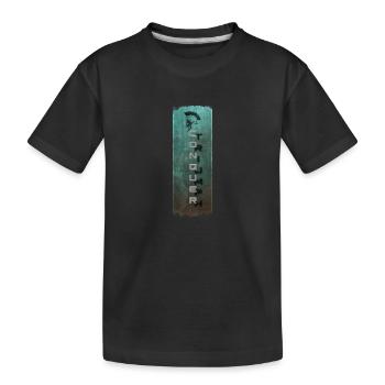 Résolution du guerrier : Conquête et Casque spartiate - T-shirt bio Premium Enfant - noir - Devant