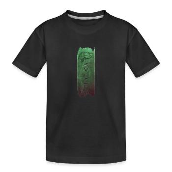 Prédateur rapide : Raptor - T-shirt bio Premium Enfant - noir - Devant