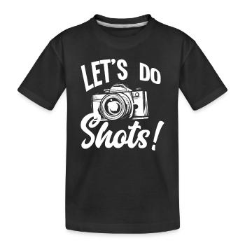 Photograph Fotograf Fotos Machen - Kinder Premium Bio T-Shirt - Schwarz - Vorne