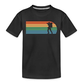 Retro Photograph Fotograf - Kinder Premium Bio T-Shirt - Schwarz - Vorne