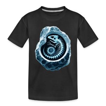Fossil Hunter, Fossil Hunter, Paleontologist - Kids' Premium Organic T-Shirt - black - Front
