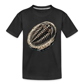 Fossil Hunter, Fossil Hunter, Paleontologist - Kids' Premium Organic T-Shirt - black - Front