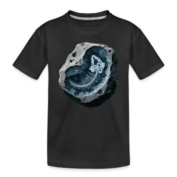 Chasseur de fossiles, Chasseur de fossiles, Paléontologue - T-shirt bio Premium Enfant - noir - Devant