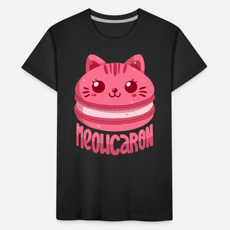 Meowcaron Kids' Premium Organic T-Shirt