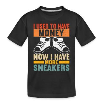 Sneakerhead Collectionneur de baskets - T-shirt bio Premium Enfant - noir - Devant