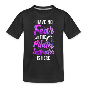 Instructeur de Pilates Enseignant N’ont Pas - T-shirt bio Premium Enfant - noir - Devant