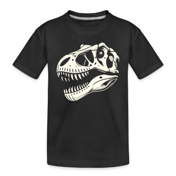 Chasseur de fossiles, Chasseur de fossiles, Paléontologue - T-shirt bio Premium Enfant - noir - Devant