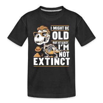 Archäologie Archäologe Historische Erkundung - Kinder Premium Bio T-Shirt - Schwarz - Vorne