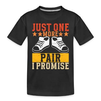 Sneakerhead Sneaker Collector - Kids' Premium Organic T-Shirt - black - Front
