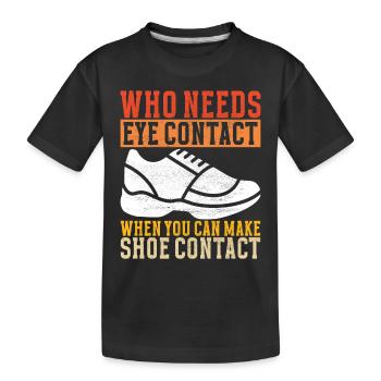 Sneakerhead Sneaker Collector - Kids' Premium Organic T-Shirt - black - Front