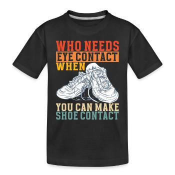 Sneakerhead Sneaker Collector - Kids' Premium Organic T-Shirt - black - Front