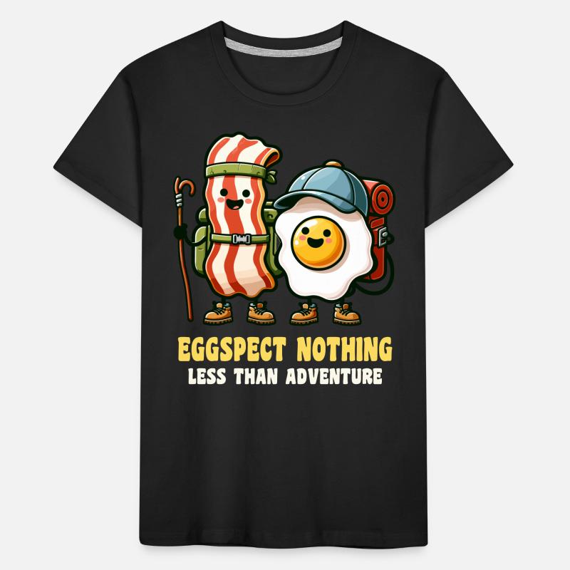 Eggspect Nothing Less Than Adventure Kinder Premium Bio T-Shirt