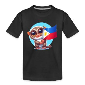 Tarsier Philippines - T-shirt bio Premium Enfant - noir - Devant
