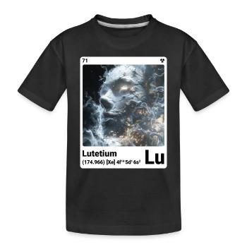 AI am Lutécium (wt) - T-shirt bio Premium Enfant - noir - Devant
