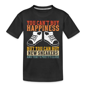 Sneakerhead Sneaker Collector - Kids' Premium Organic T-Shirt - black - Front
