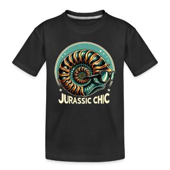 Fossil Hunter, Fossil Hunter, Paleontologist - Kids' Premium Organic T-Shirt - black - Front