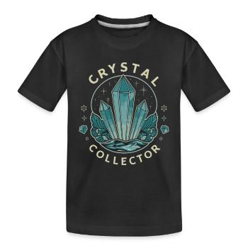 Geology Stone Hunt Agate Hunter Stone Collecting - Kids' Premium Organic T-Shirt - black - Front