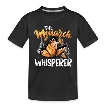 The Monarch Whisperer - Kinder Premium Bio T-Shirt - Schwarz - Vorne