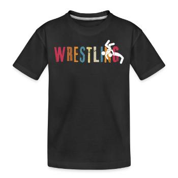 Lutte - T-shirt bio Premium Enfant - noir - Devant