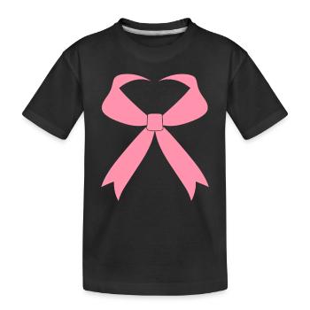 Sensibilisation cancer du sein - T-shirt bio Premium Enfant - noir - Devant
