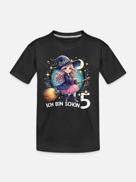 I'm already 5 - Kids' Premium Organic T-Shirt - black