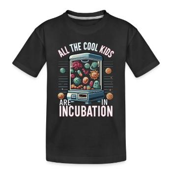 Microbiologist Microbiology Lab Staph Biology - Kinder Premium Bio T-Shirt - Schwarz - Vorne